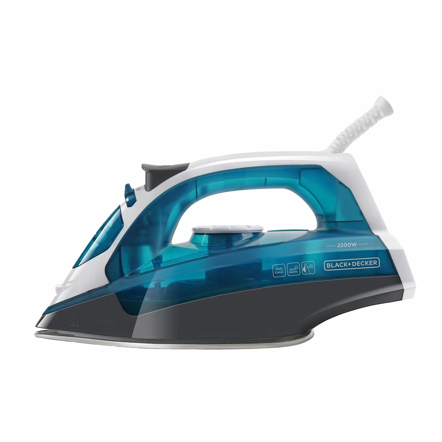 Black+Decker Blau BXIR2200E Dampfbügeleisen, 2200, Kunststoff, 370 milliliters