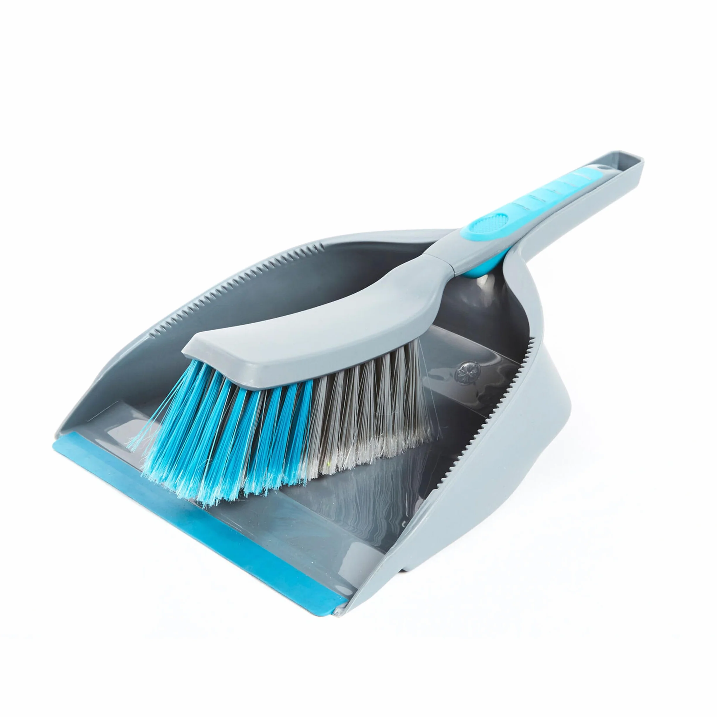 Beldray LA049254EU7 Schaufel und Besen Set - Handkehrset Mit Weichen Borsten, Kompakt Lagerung, Ergonomischer Weicher Griff, Robuster, Leicht Design, Gummilippe Erfassen mühelos Staub, Haare & Schmutz