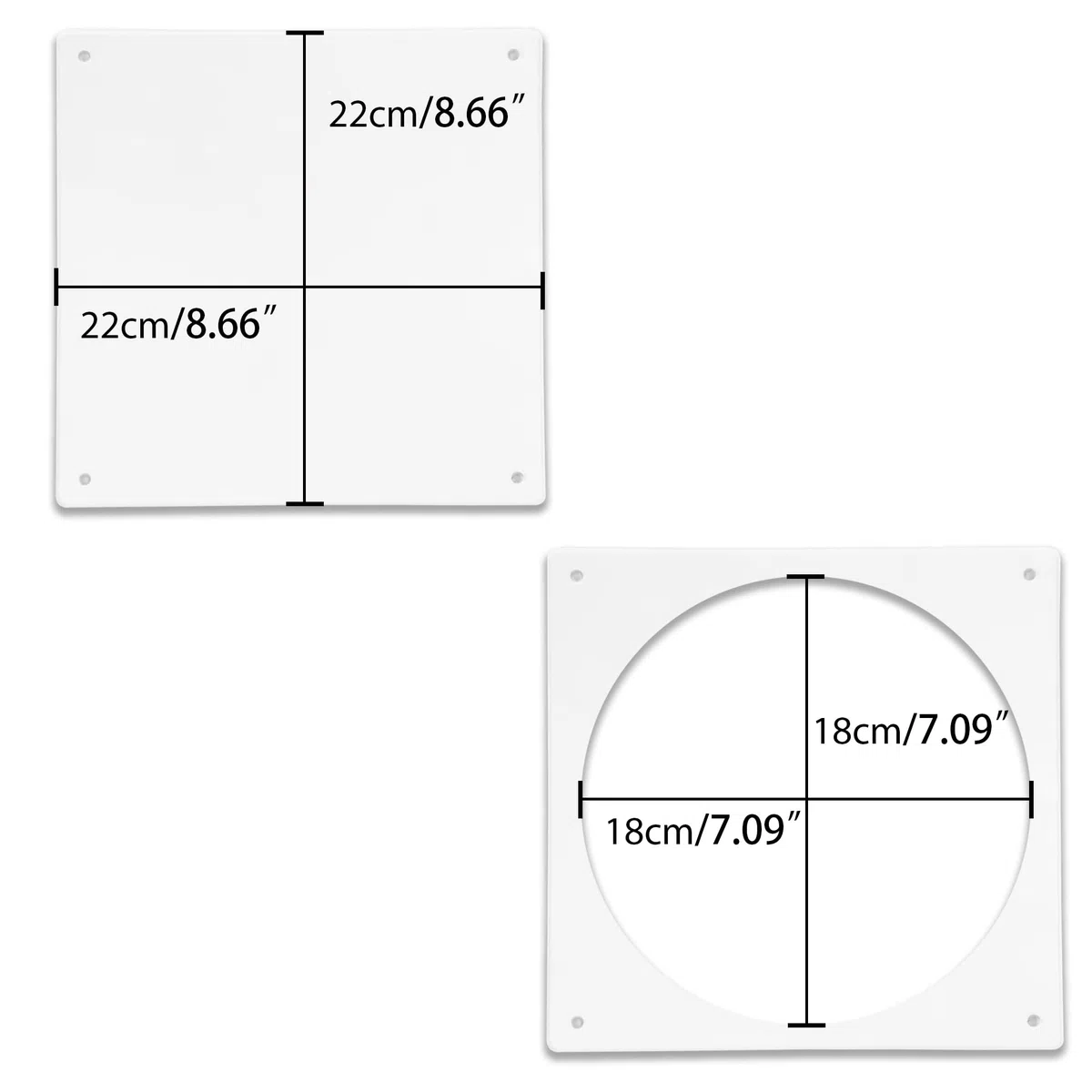 Musiin Acryl-Albumrahmen für den Schreibtisch ohne Bohren – Transparenter Ständer für 17 cm Vinylplatten, Fotoalben, CDs und Sammlerstücke.