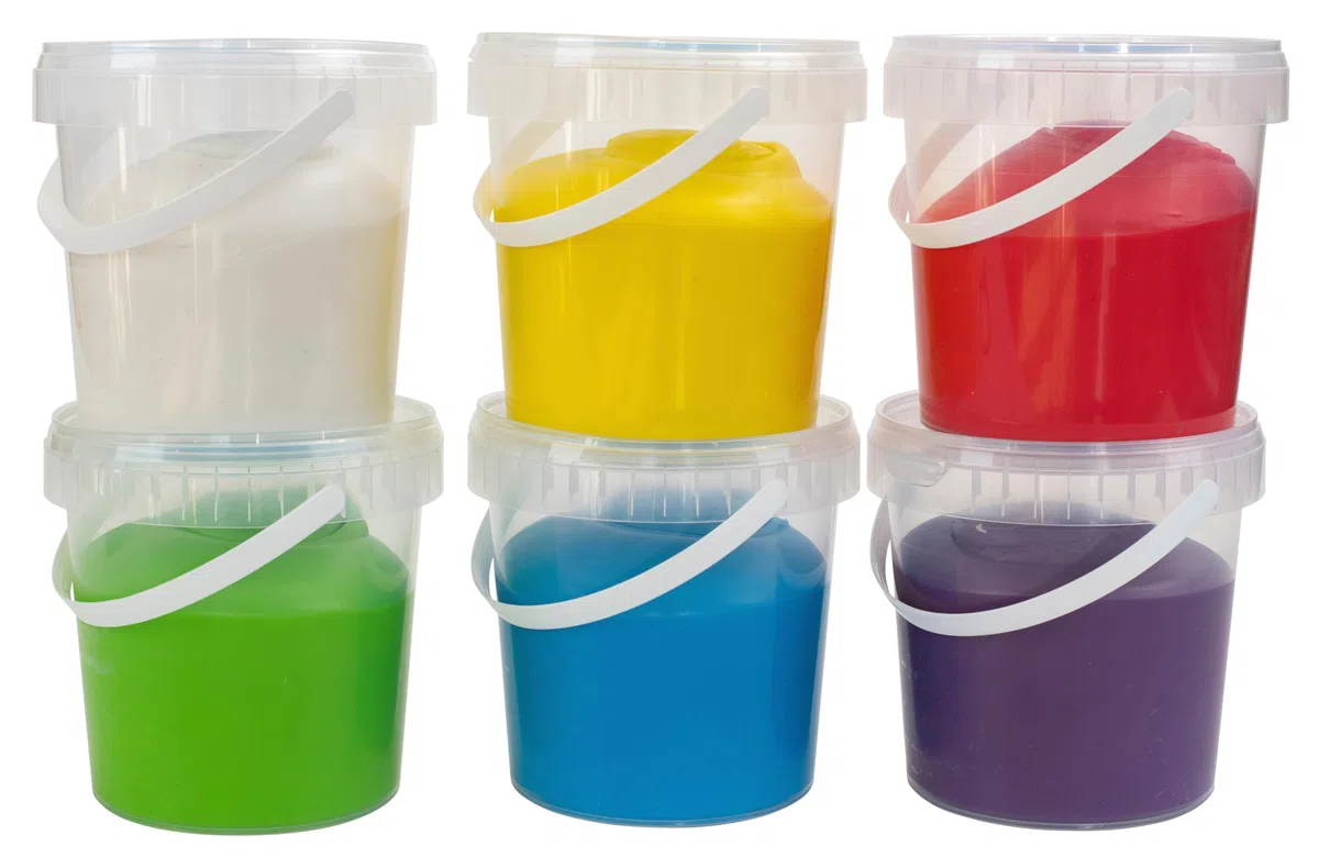 Betzold Softknete 1 kg – weiche, allergenfreie Knete im praktischen Eimer
