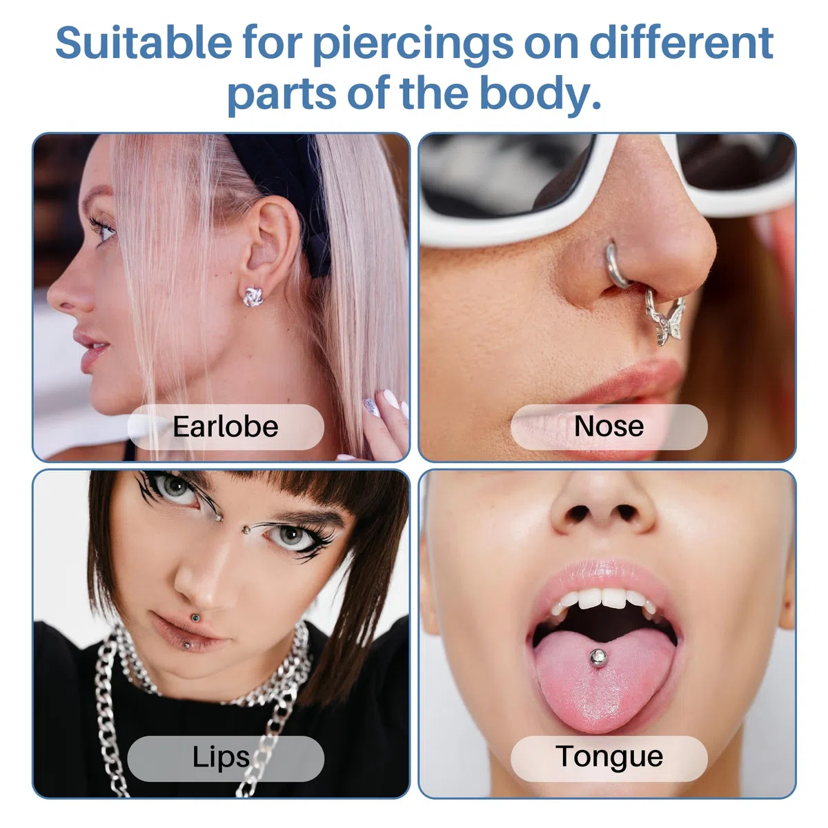 Piercing Zange, 3 mm Piercing Kugel Aufdreher Mit 1 Greifer Perforierwerkzeuge,Piercingzange Für Kugel Zum Drehen Piecing Öffner Piecing Werkzeug Klemme Für Kugeln Und Körperteile