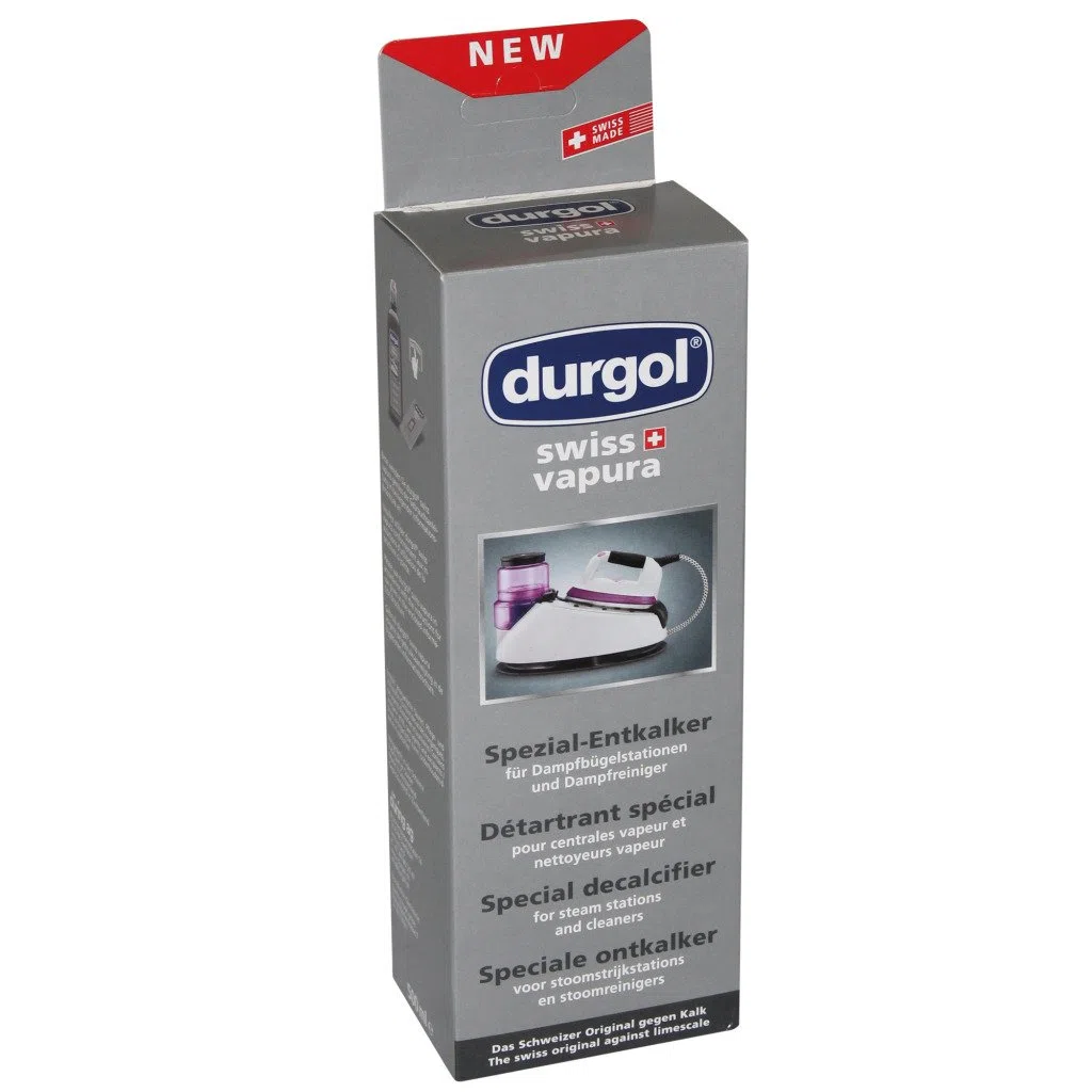 Durgol Swiss Vapura Entkalker für Dampfbügelsysteme/Dampfreiniger, 500ml, 4823