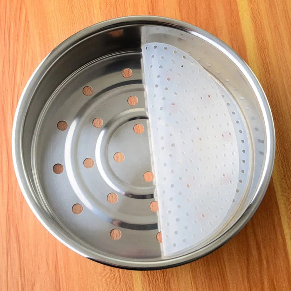 ZYWUOY Silikon-Reismatte, 35 cm Durchmesser Reiskocher brennfest Silikon-Pad Antihaft-Hitzebeständige Hot Pad für kommerzielle Reiskocher, Kochen, Knödel, Backen, Gebäck
