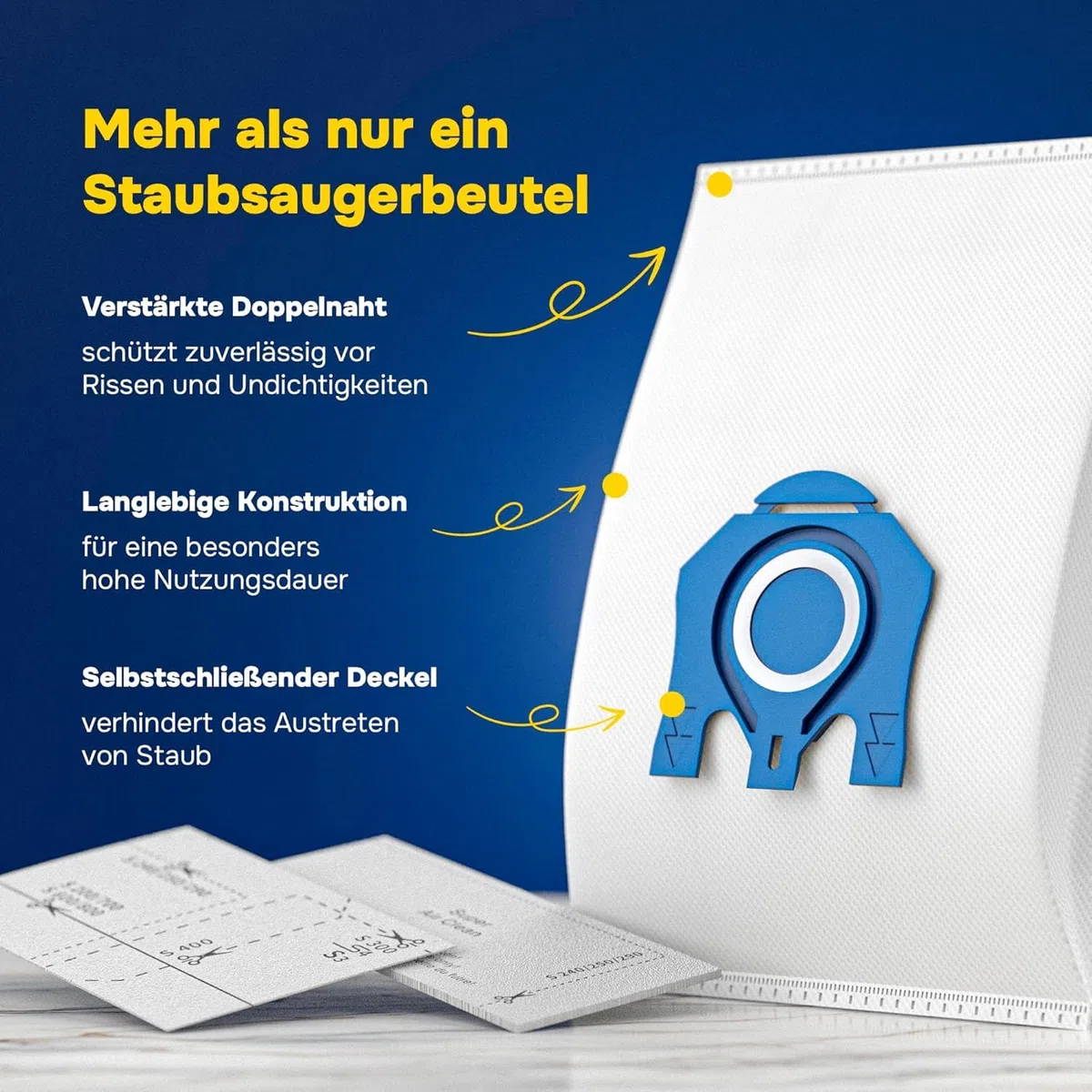 16x Staubsaugerbeutel für Miele Staubsauger kompatibel mit Miele GN Serie S8340 S2 S4 S5 S6 S8, Complete C2 C3 Classic C1 Ersatz für 9917730 12281680 inkl. 5 Motorfilter & 5 Abluftfilter