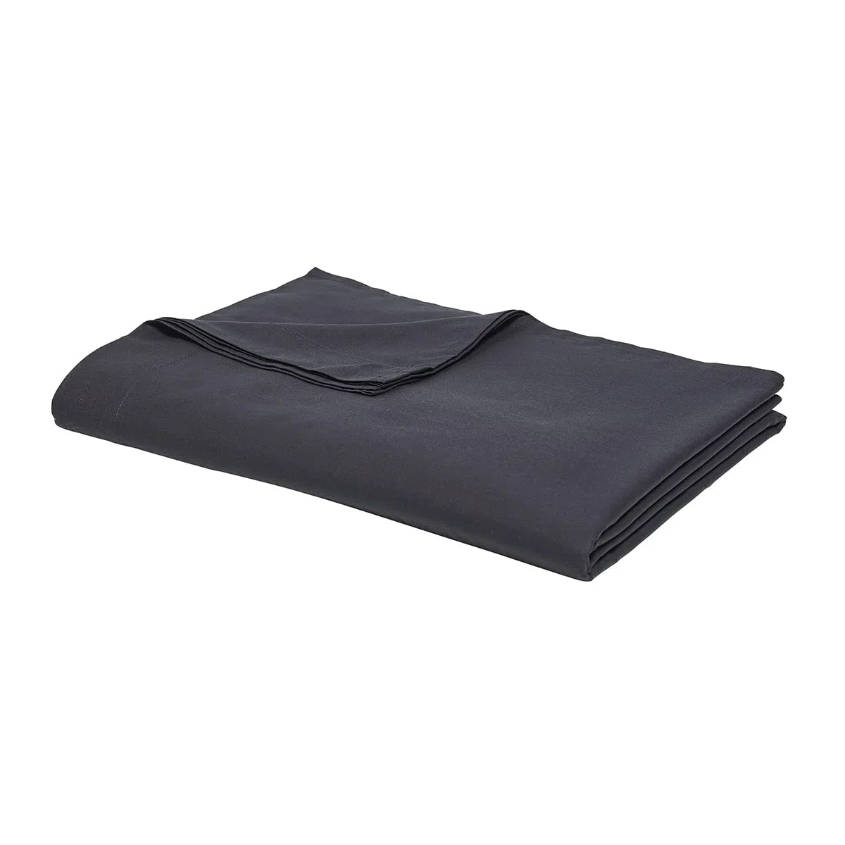Today Essential Bettlaken für Doppelbett, 240 x 300 cm, Baumwolle, einfarbig, Schwarz