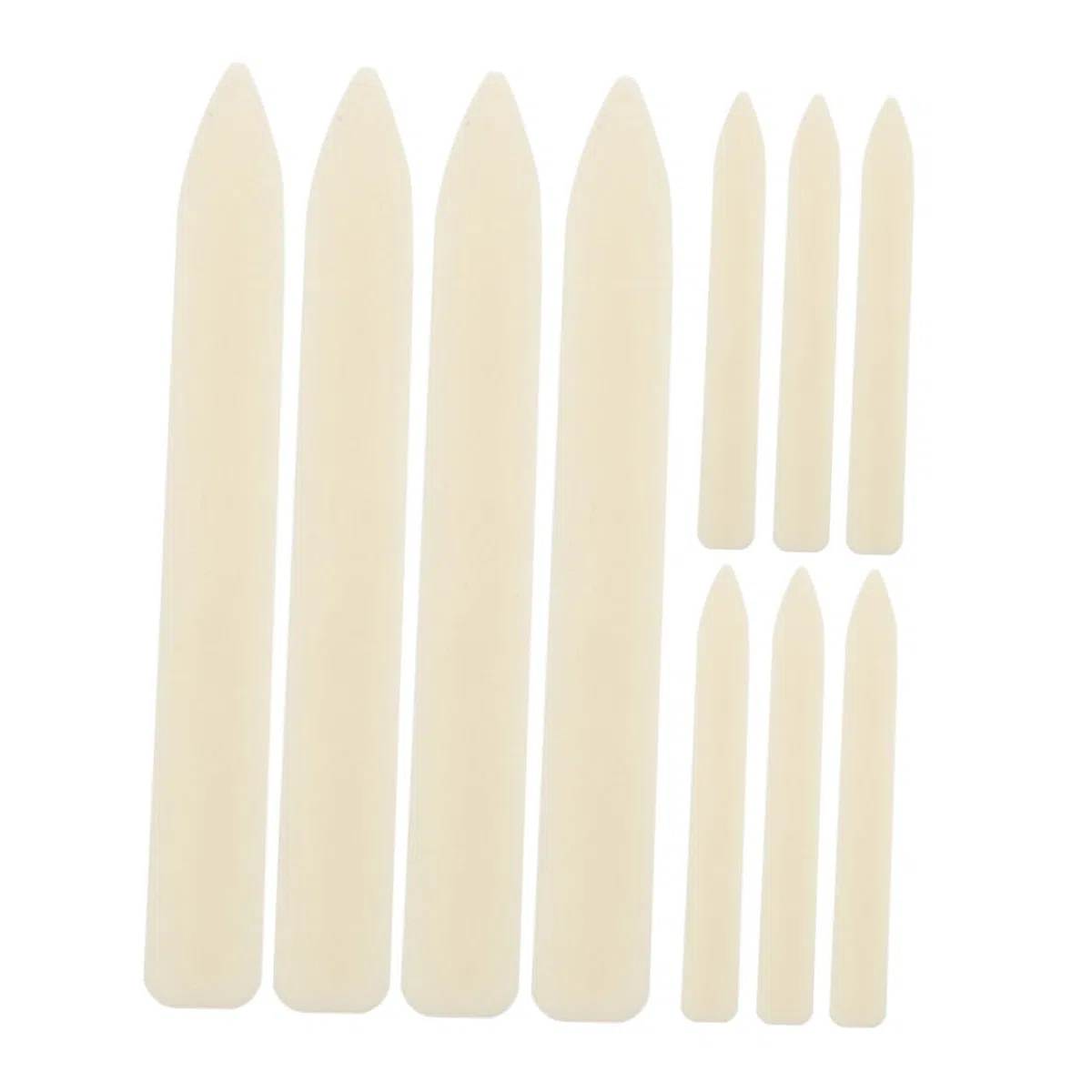10-Teiliges Kunststoff Falzbein Set Mit Ergonomischem Griff Für Präzises Falten Rillen Und Ritzen Von Papier Vielseitiges Knochenordner Werkzeug Für Buchbinderei Origami Und Kartenherstellung