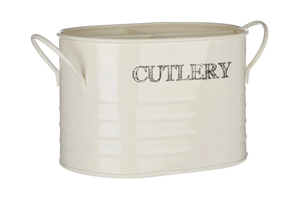 Premier Housewares Liberty Kaffee Kanister, Pistazien Emaille, Stahl Deckel, 0507632, Beige, H11 x W16 x D13cm