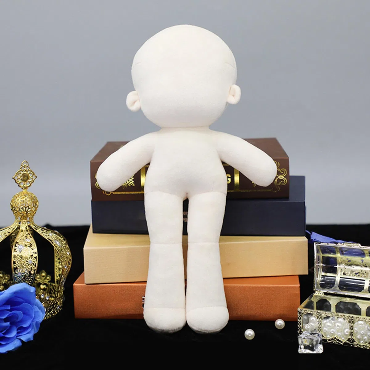 Blank Doll Body Stoffpuppe DIY Plüschmannequin Bastelprojekt für Kreative Bastelarbeiten Spielzimmer Sammeln Kinderzimmer Geschenküberreichung, Normaler Körper