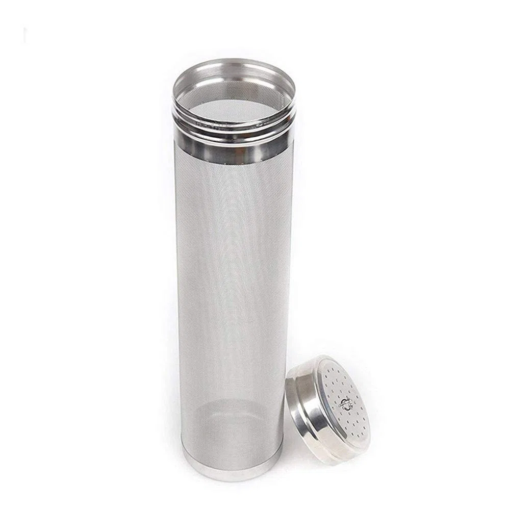 Beer Dry Hopper Filter,Merrday Stainless Steel Hop Strainer Micron Mesh Beer Filter Cartridge (2.8 X 11.8 inch)