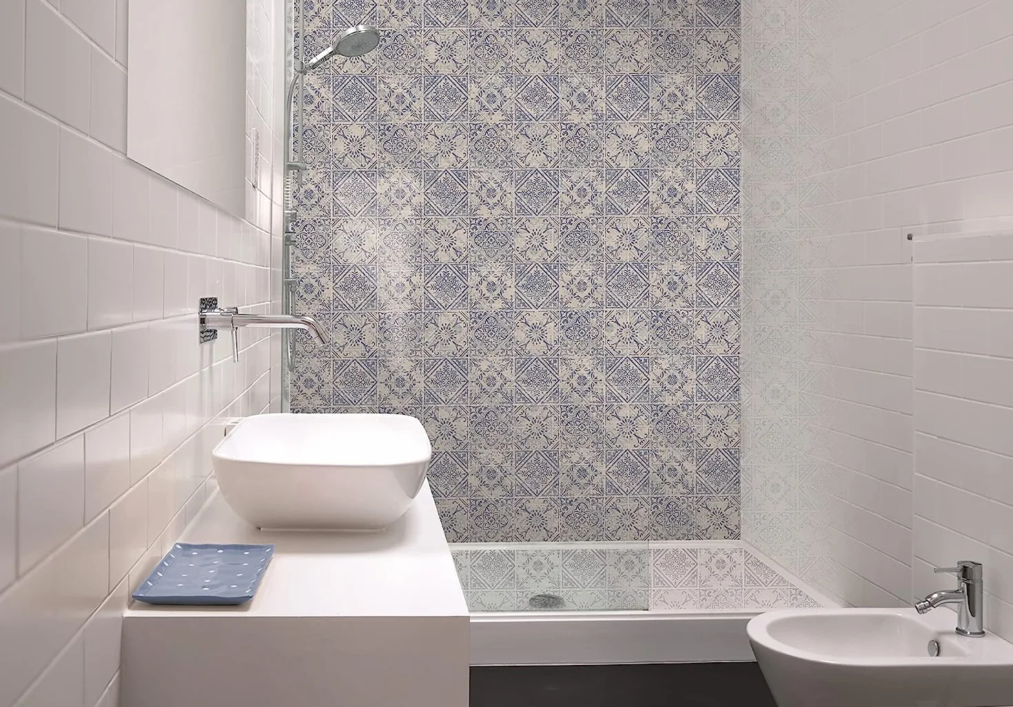 d-c-fix Fliesenaufkleber Wand Vintage Style (33 x 33 cm) 6er Pack