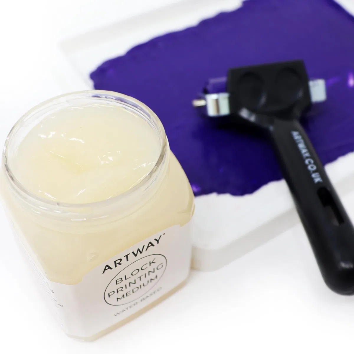 Artway Premium Blockdruckmedium - 250ml - Ideal für Relief, Block und Linoldrucke