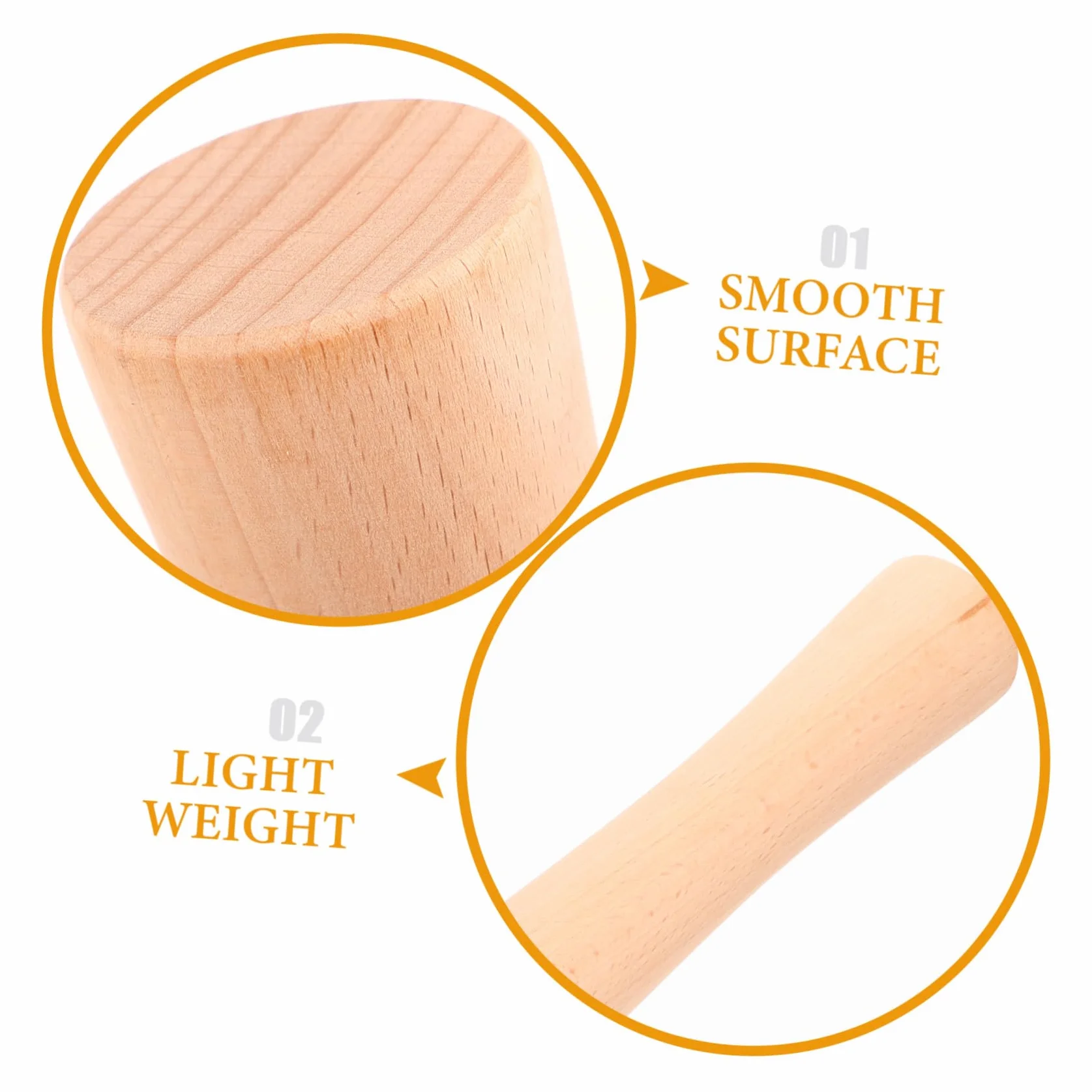 BESTYASH Holzstampfer Mit Ergonomischem Griff 11.81 Zoll Hölzerner Sauerkrautstampfer Für Fermentieren Küchenwerkzeug Für Gemüse Komfortabler Food Masher Für Haushalt Und Einmachgläser