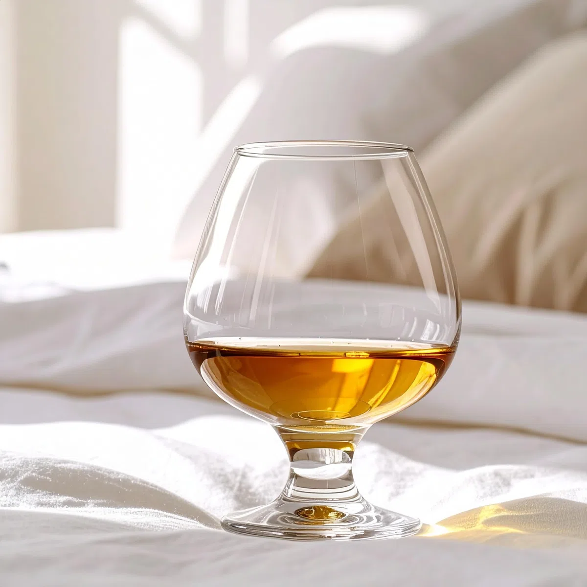 Glasmark KROSNO, 350ml, Set von 4, Cognacglas, Brandy, Cognac-Gläser, Cognacschwenker, Hochglanz, Schwenker gläser, Perfekt für Zuhause, Restaurants und Partys, Spülmaschinenfest