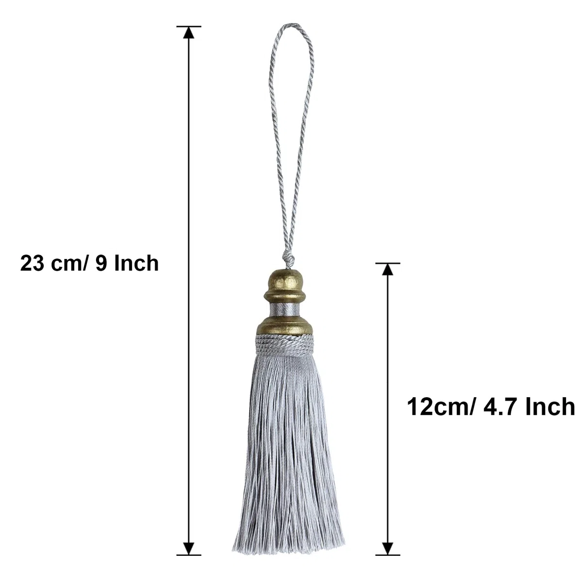 2 Stück Quasten Schlüssel Quaste mit Schlaufen, handgefertigte Quaste Handwerk, DIY-Zubehör für Heimdekoration