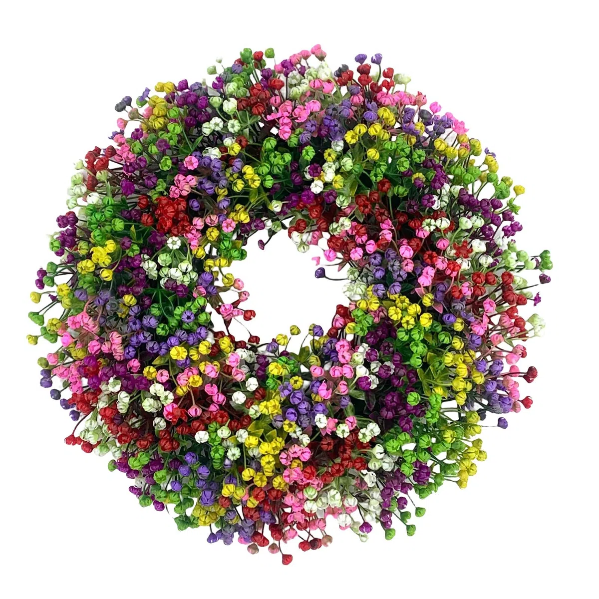 Türkranz Ganzjährig Außen Deko,Personalisiert Künstlicher Blumenkranz Deko für Haustür,Frühling Sommer Außen Türkranz Modern Deko zum Aufhängen,Bauernhaus Willkommens Girlande (#2, 40x40cm)