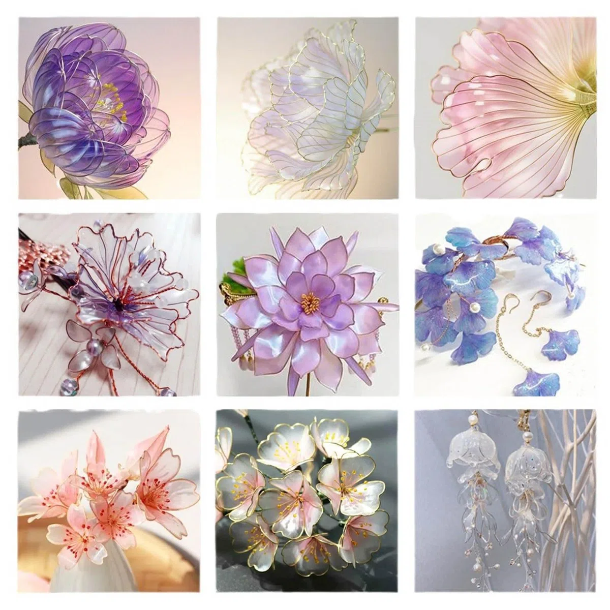 UV Dip Harz Kleber Für Drahtblumen Blütenblüte Flüssigkeit Kristallkleber Haarnadelschmuck Herstellung