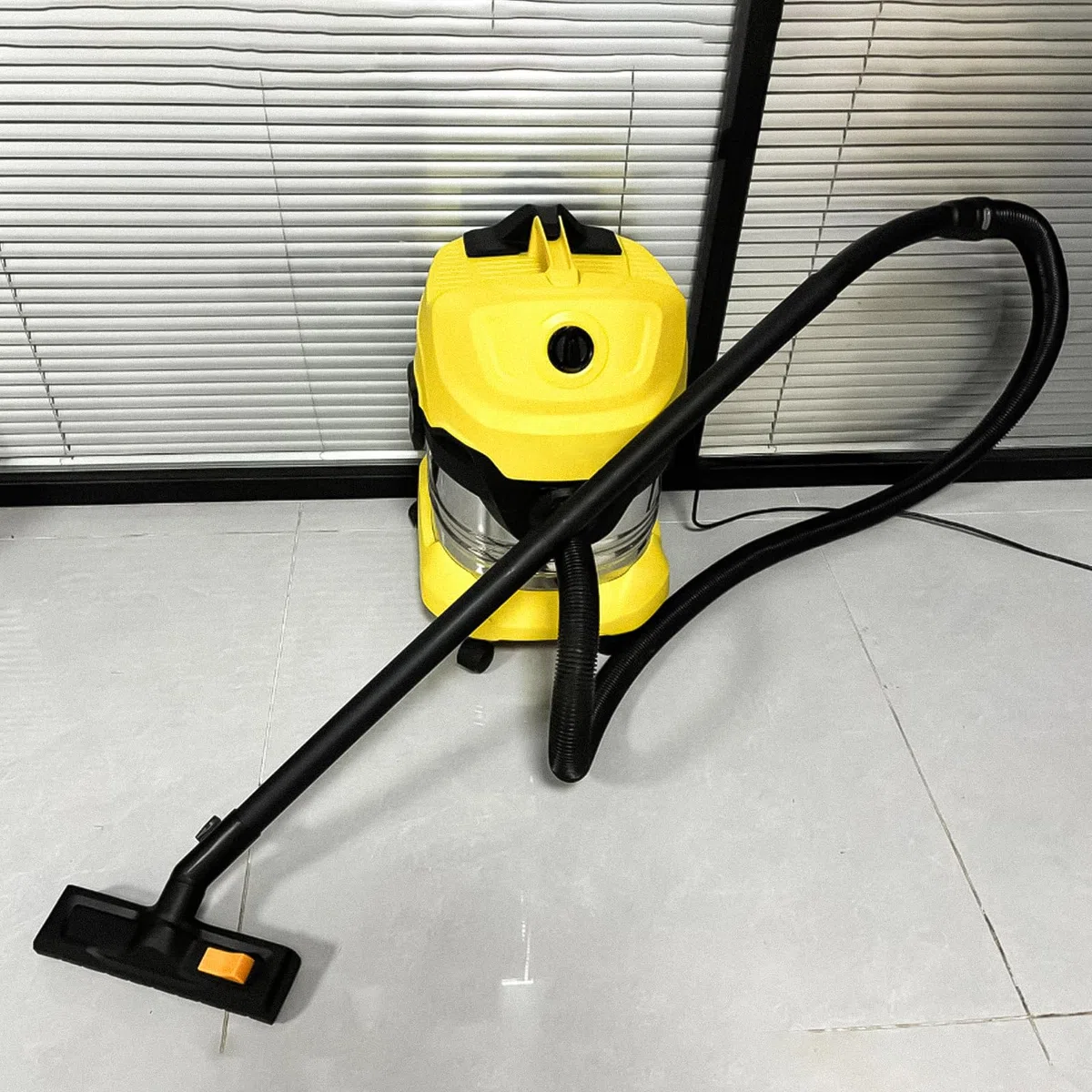 Bodendüse für Kärcher WD3, WD4, WD5, WD6, 35mm Trockensaugdüse Ersatz für Kärcher, Staubsauger Bodendüse Ersatzteile, Staubsauger Zubehör, Dampfreiniger Aufsätze für Hartboden & Teppich (Orange)