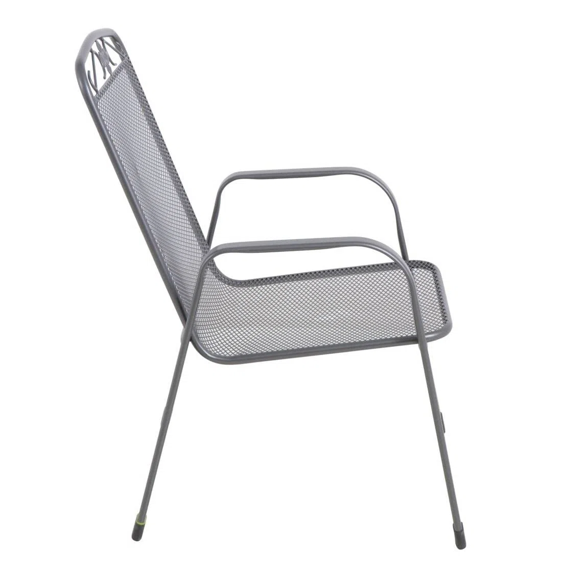 MWH 879000 Savoy Stapelsessel Elotherm beschichtet, eisen/grau