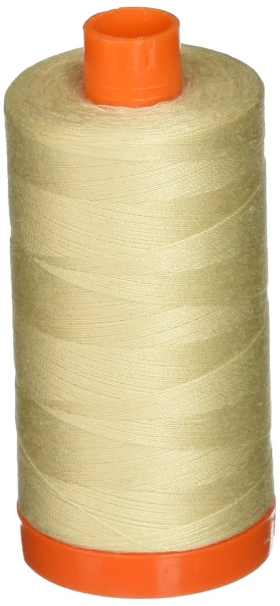 Aurifil A1050-2310 Mako-Baumwollgarn, solide, 50 WT, 1422 Yds hellbeige