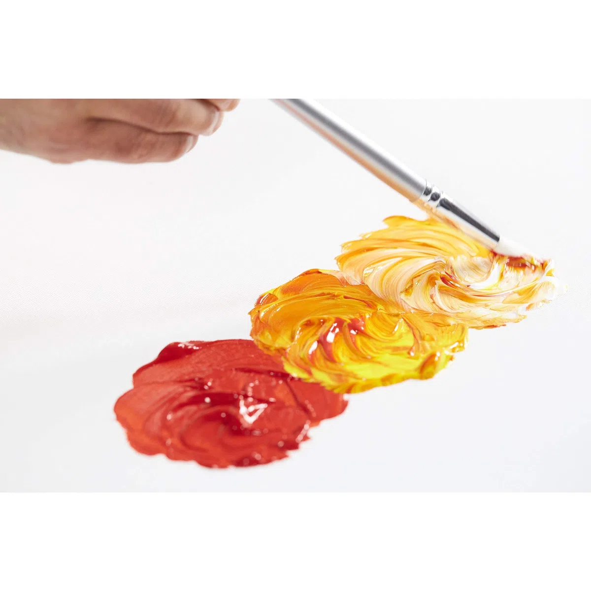 Liquitex 692003 Basics Pinsel, Synthetikpinsel für Acrylfarben, langlebig, robust und formstabil - 4 Pinsel im Set