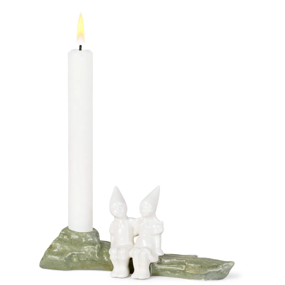 Kähler Weihnachtsumarmung H8.5 cm Weihnachtsgeschichten Dekoration, Weiss