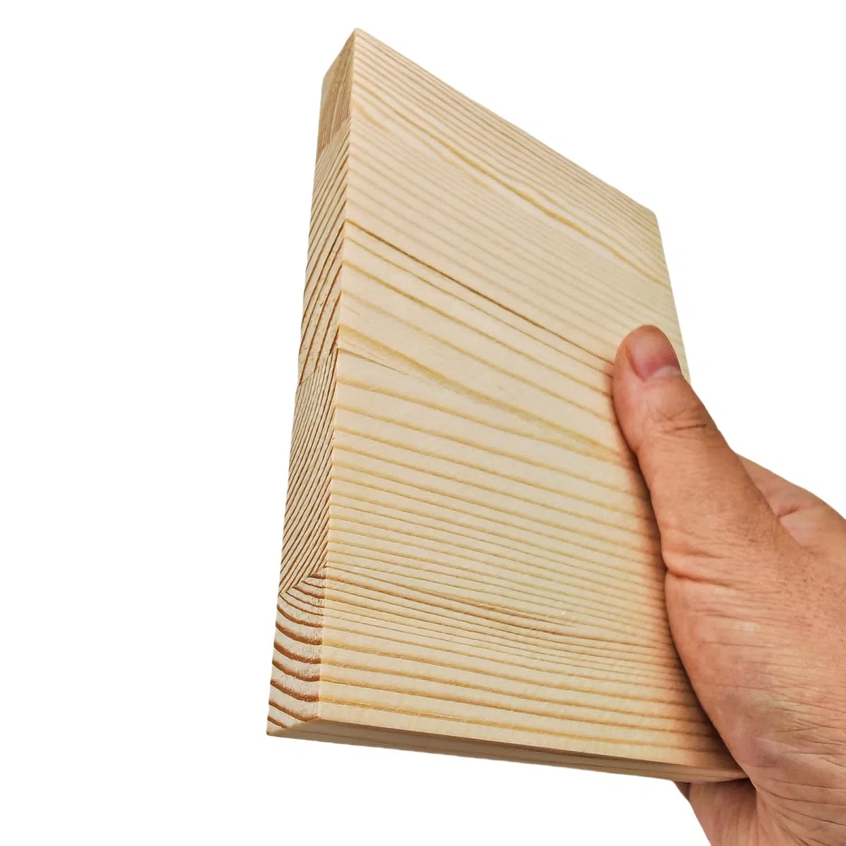 Rechteckige Holzbretter, unlackierte Holzblöcke zum Basteln, 15 x 10 x 1,5 cm, blanko, zum Schnitzen, Malen und Brennen, 8 Stück