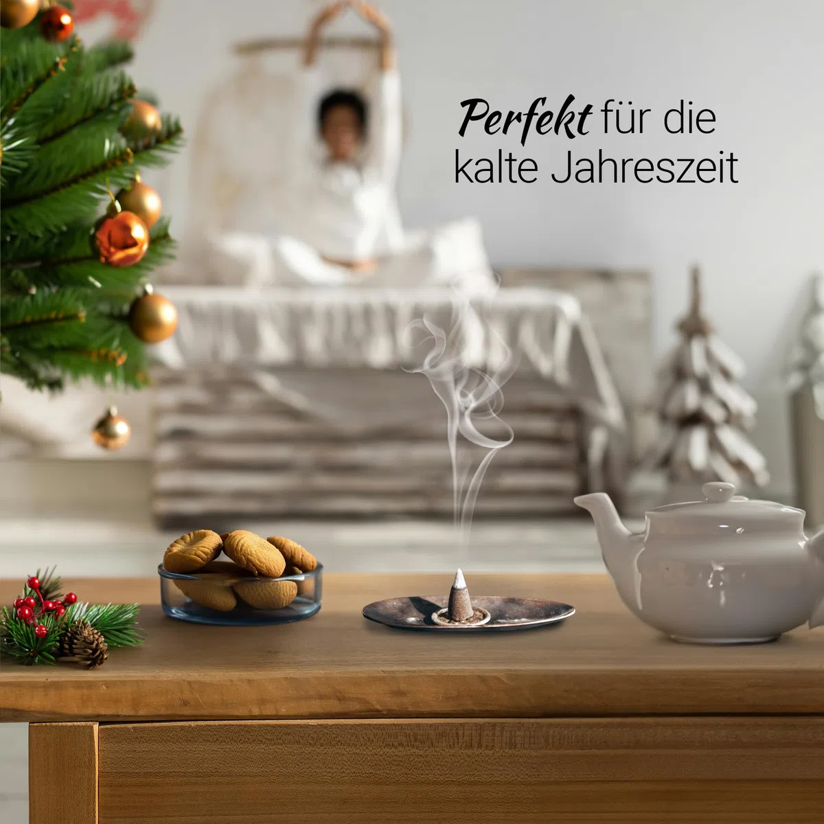 Crottendorfer Räucherkerzen 10er Pack (10 x 24 Stück) – Weihrauch, Tannenduft, Sandelholz, Zimtapfel & mehr – Höhe 2,7cm, Ø 1,2cm – Angenehmer Duft mit Circa 15 Min. Brenndauer pro Räucherkegel