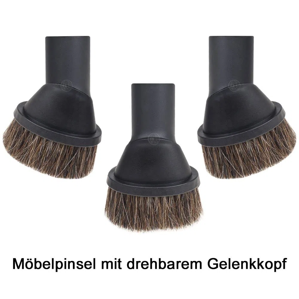 PRIMEBAG - Praktisches Düsen-Set kompatibel für ALLE Miele Staubsauger Classic Compact Complete C1 C2 C3 S2 S4 S5 S6 S8 Boost Blizzard CX1 35 mm - Bestleistung beim Saugen