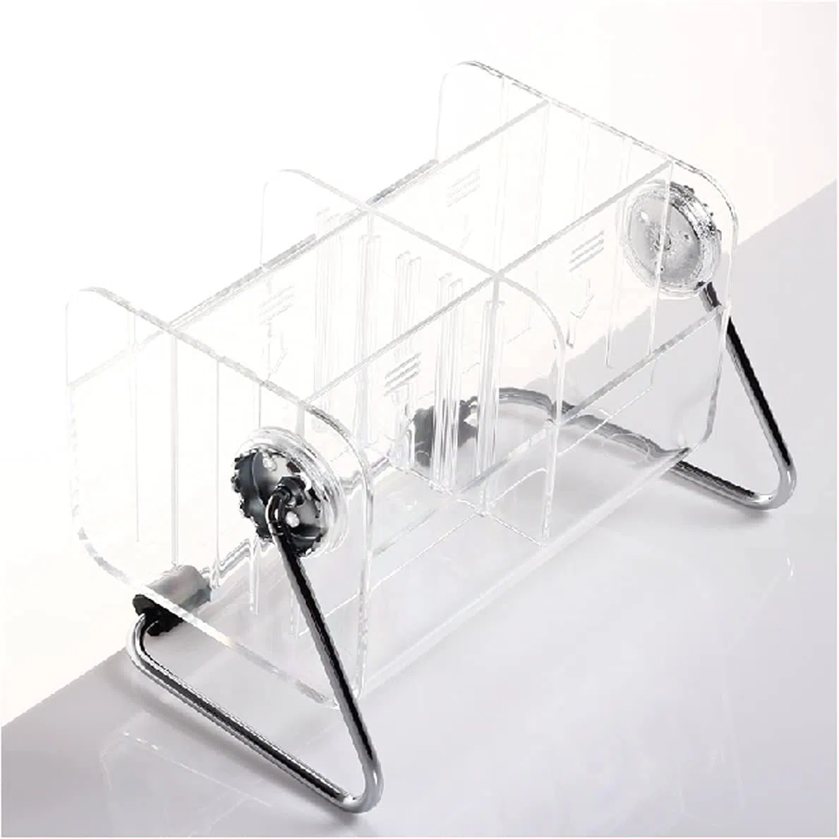 Voarge Fernbedienung Halter Organizer, 6 Slots Transparent Acryl-Fernbedienung Halter Box, TV Klimaanlage Fernbedienungshalter Aufbewahrungsbox Tischhalter Aufbewahrungs Kasten