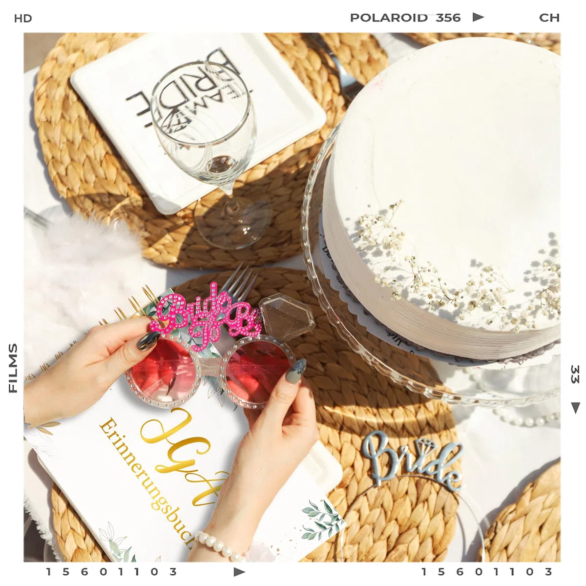 JGA Erinnerungsbuch Junggesellinnenabschied Gästebuch Frauen Eukalyptus Erinnerungsalbum JGA Geschenk für Braut Junggesellinnenabschied Brautparty Polterabend (60 Seiten)