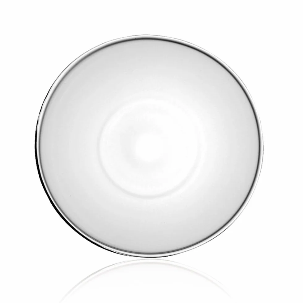 12cm Glas Untertasse Set Ideal für Familien-Tee-Service, Packung mit 4 (4* Untertasse Groß)