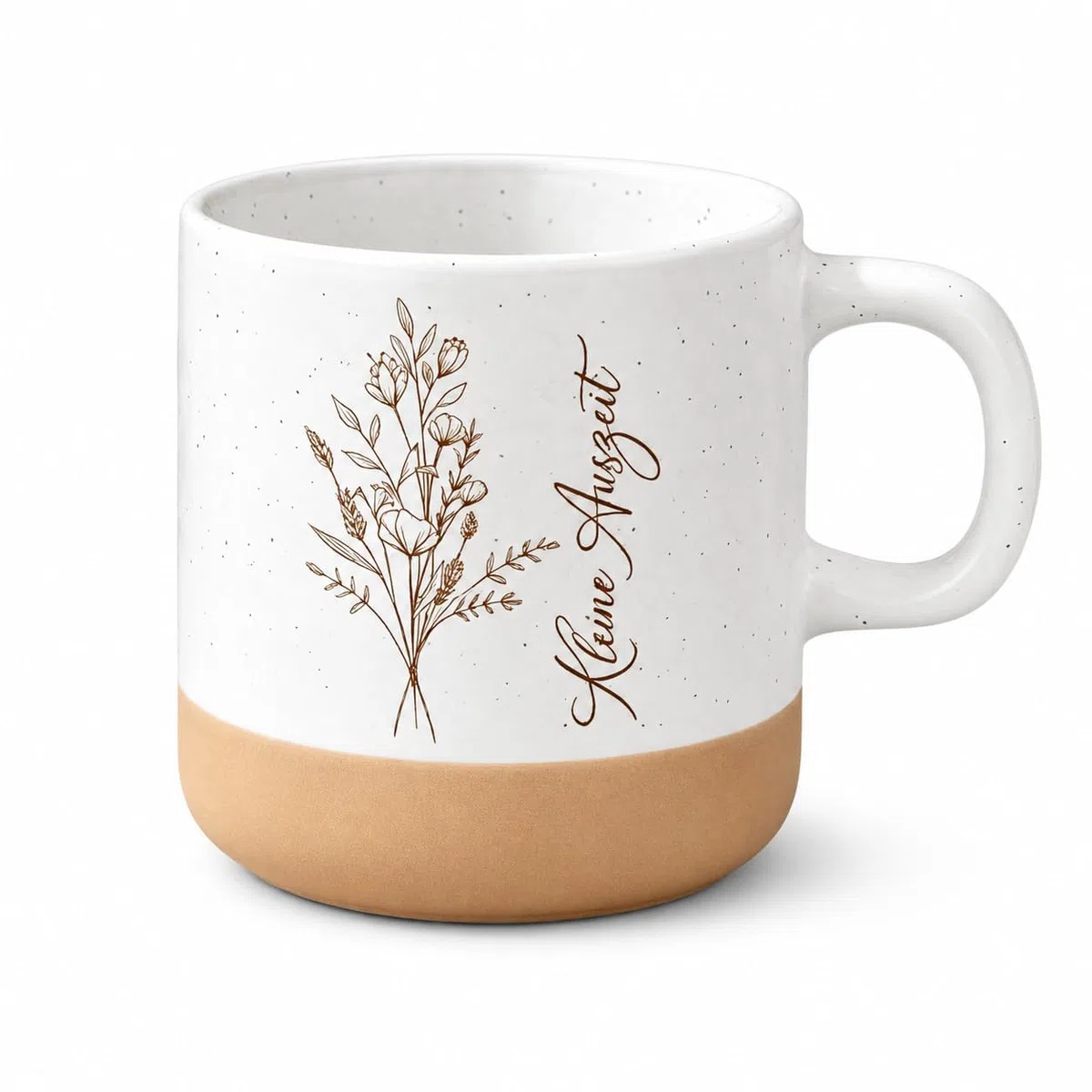 Geburtstagsgeschenk für Frauen - Entspannung Geschenk für Frauen Keramik Tasse Kleine Auszeit Tasse 400ml – Modernes Design Kaffeebecher für Büro Homeoffice Sofa & Wellness Momente (Kleine Auszeit-B)