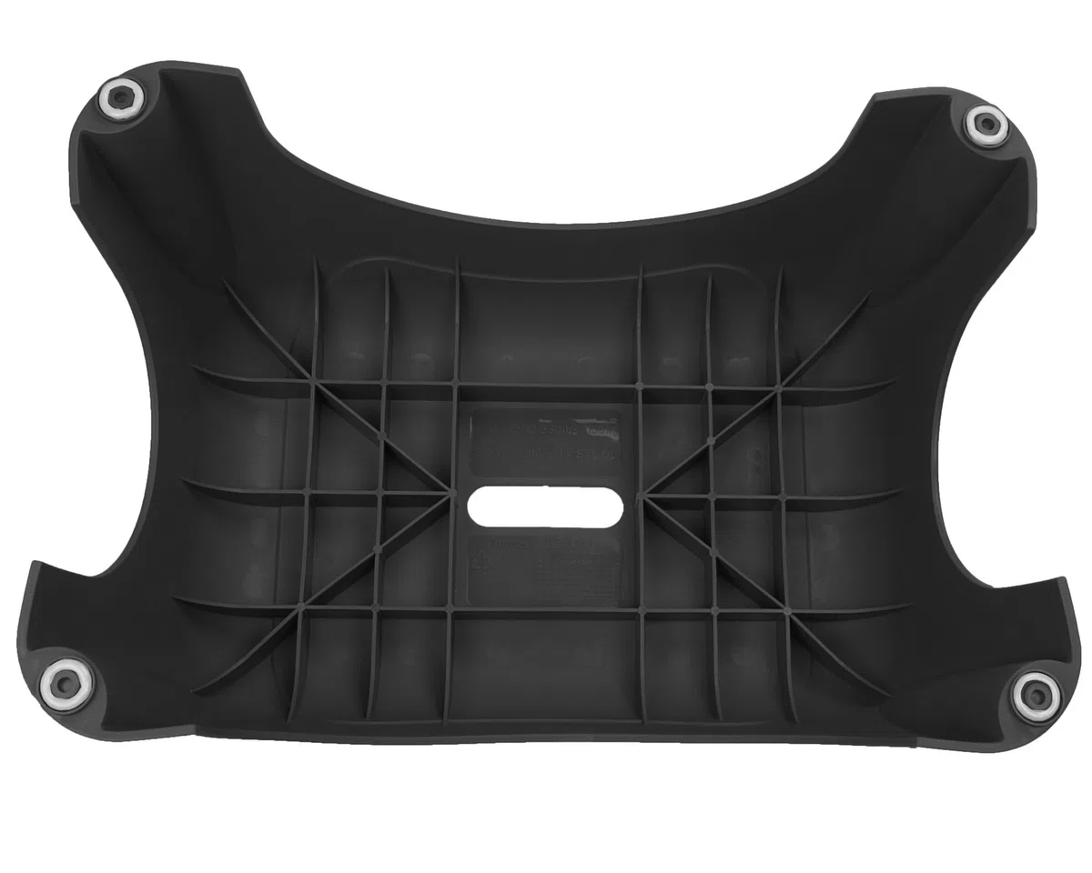 Ondis24 Tritthocker Step Stool Sitzhocker Waschbeckentritt für Kleine mit bis zu 150 kg belastbar (Schwarz), sehr sicherer Stand