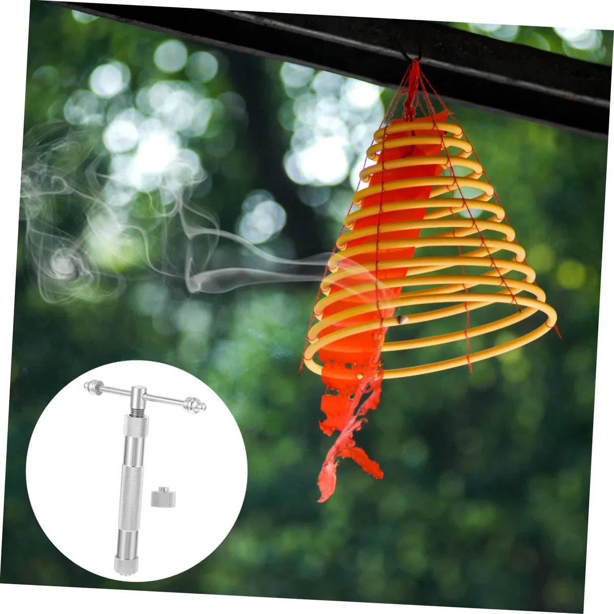 Weihrauch-Extruder Aus Eisen Für DIY-Räucherstäbchen Manueller Ton-Extruder Mit Ergonomischem Design Werkzeug Für Weihrauchherstellung 6.89X5.31X0.79In