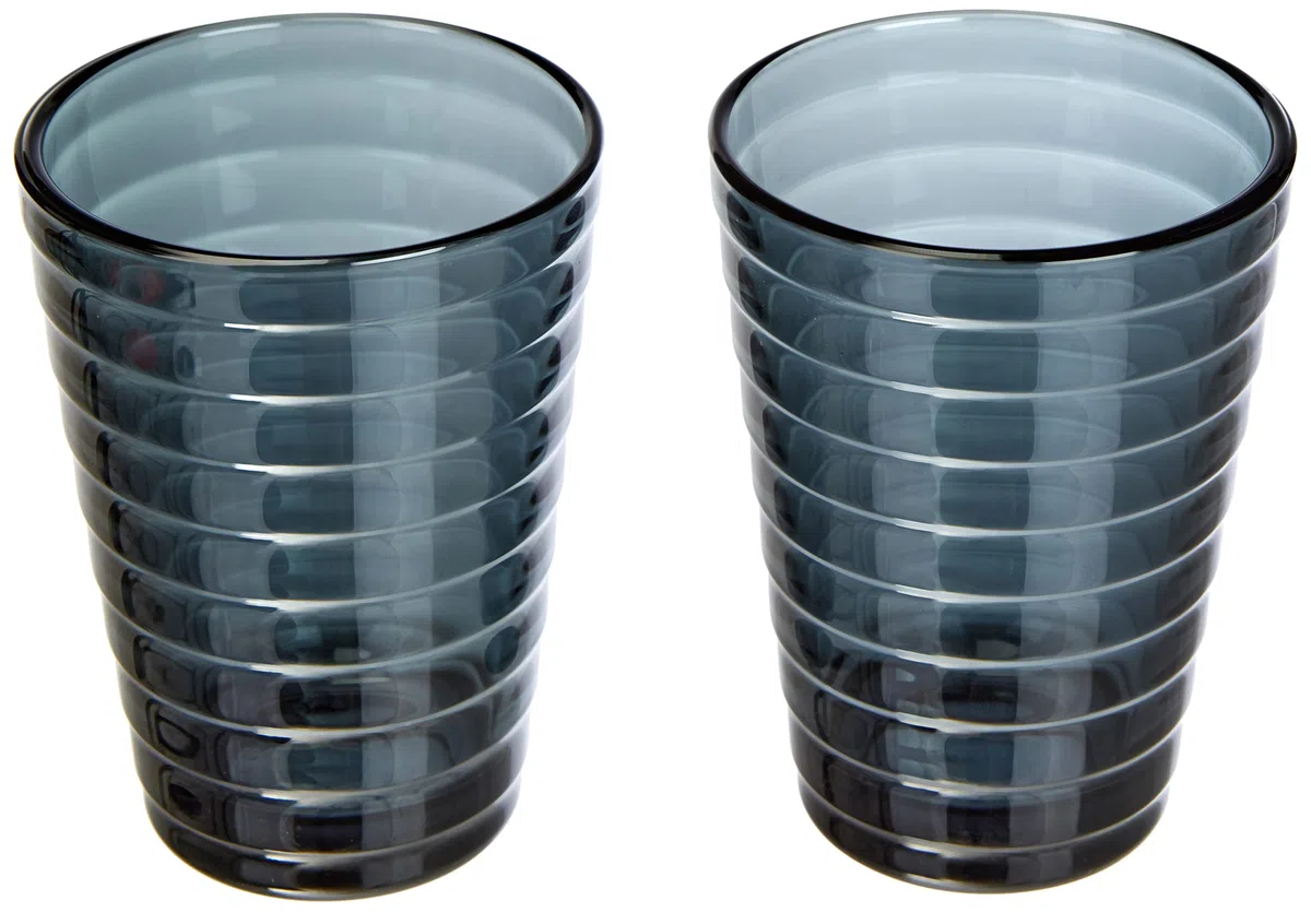 SET 2 VASOS 330 ML DARK GREY