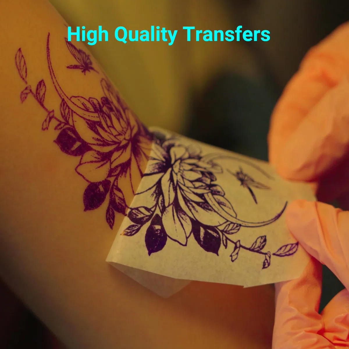 ORGBRO X8 Tattoo Transferpapier 50 Blatt, 4-lagiges Tattoo Papier Zum Bedrucken für Tätowierungen, Stencil Druckerpapier, A4-Format 210 mm x 297 mm