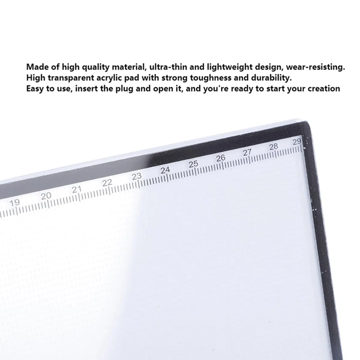 A4 LED-Lichtplattensystem, 3-Modus-dimmbares Zeichenpad mit Speicherfunktion, ultradünner Lichttisch für Skizzieren, Tätowieren, Scrapbooking und Röntgenbilder-Anschauen