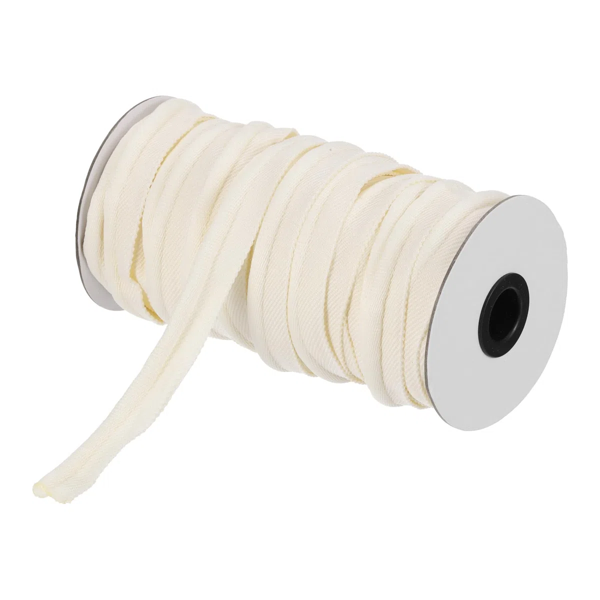 QUARKZMAN Paspelband 20 Yards 5/8 Zoll Paspelband Zum Nähen DIY Basteln Stoffkante Reis Weiß