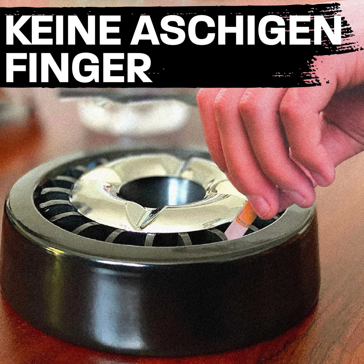 Praknu 3 Gluttöter Aschenbecher für Draußen Schwarz - Windgeschützt - Spülmaschinenfest - Wetterfest - Für Indoor und Outdoor