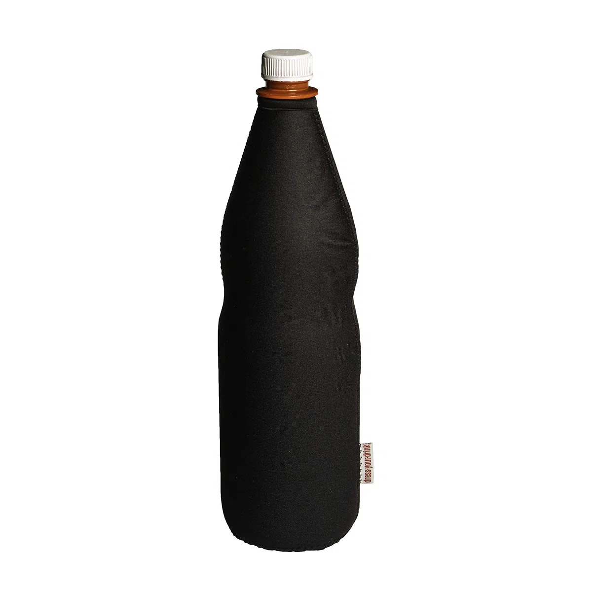 Flaschenkühler 0,7-1,0L für Glas- & PET Flaschen, Neopren, Getränkekühler, (schwarz, 1)