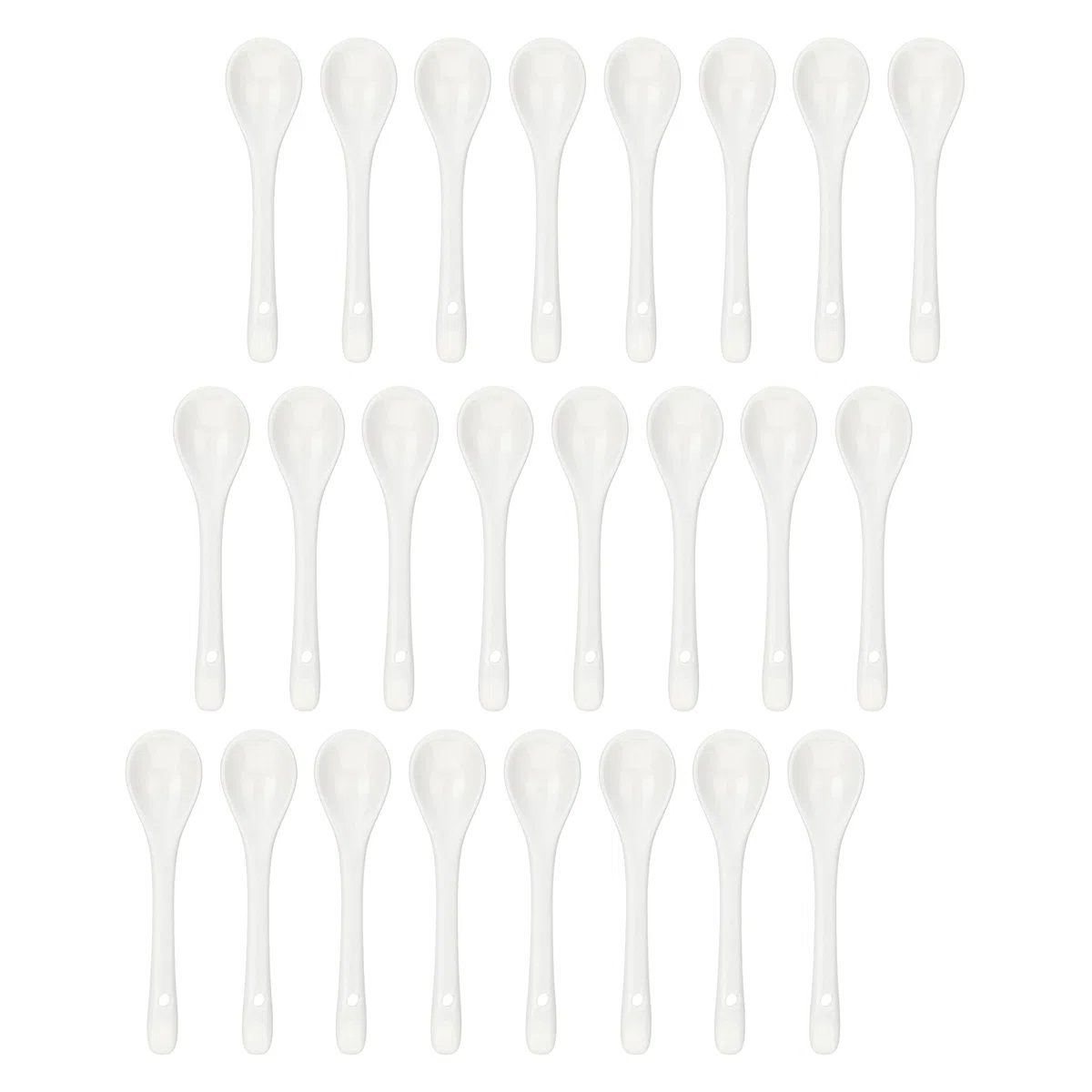 Porcellana Trattoria Salzlöffel, cm 8,5, Porzellan, Mehrfarbig, 0,1 x 0,1 x 0,1 cm