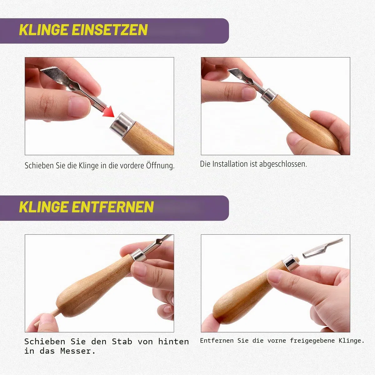 Swpeet 8 Stück Schnitzwerkzeuge aus Gummi, 6 Stück für Scrapbooking, weiche Gummistempel, Linoleumblöcke, 5 in 1 Linoleumschneider-Werkzeuge und Gummiwalze für Gummistempel, DIY-Schnitzen