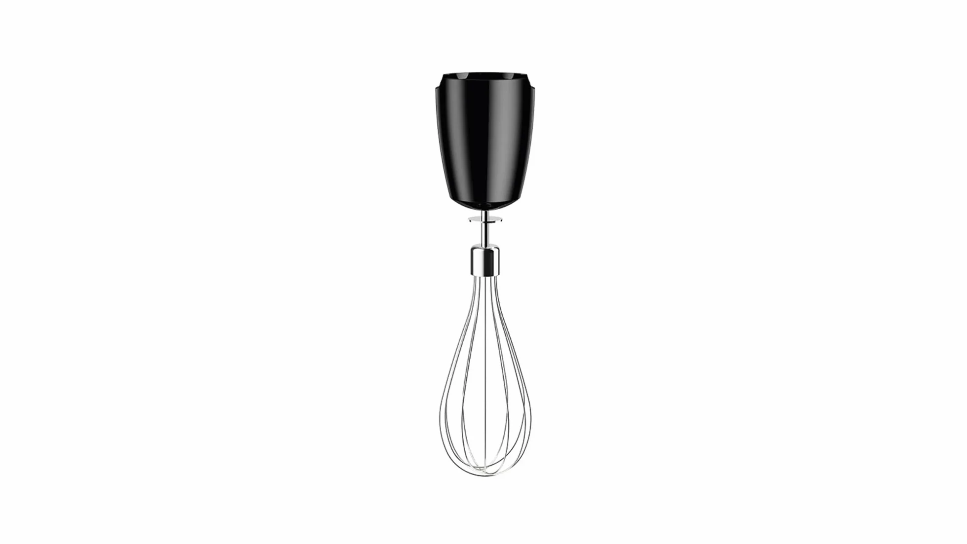 Braun Edelstahl-Schneebesen Aufsatz MQS 050 BK mit EasyClick Plus System - Zubehör für Braun Stabmixer MultiQuick 7 und 9, BPA-frei, Schwarz