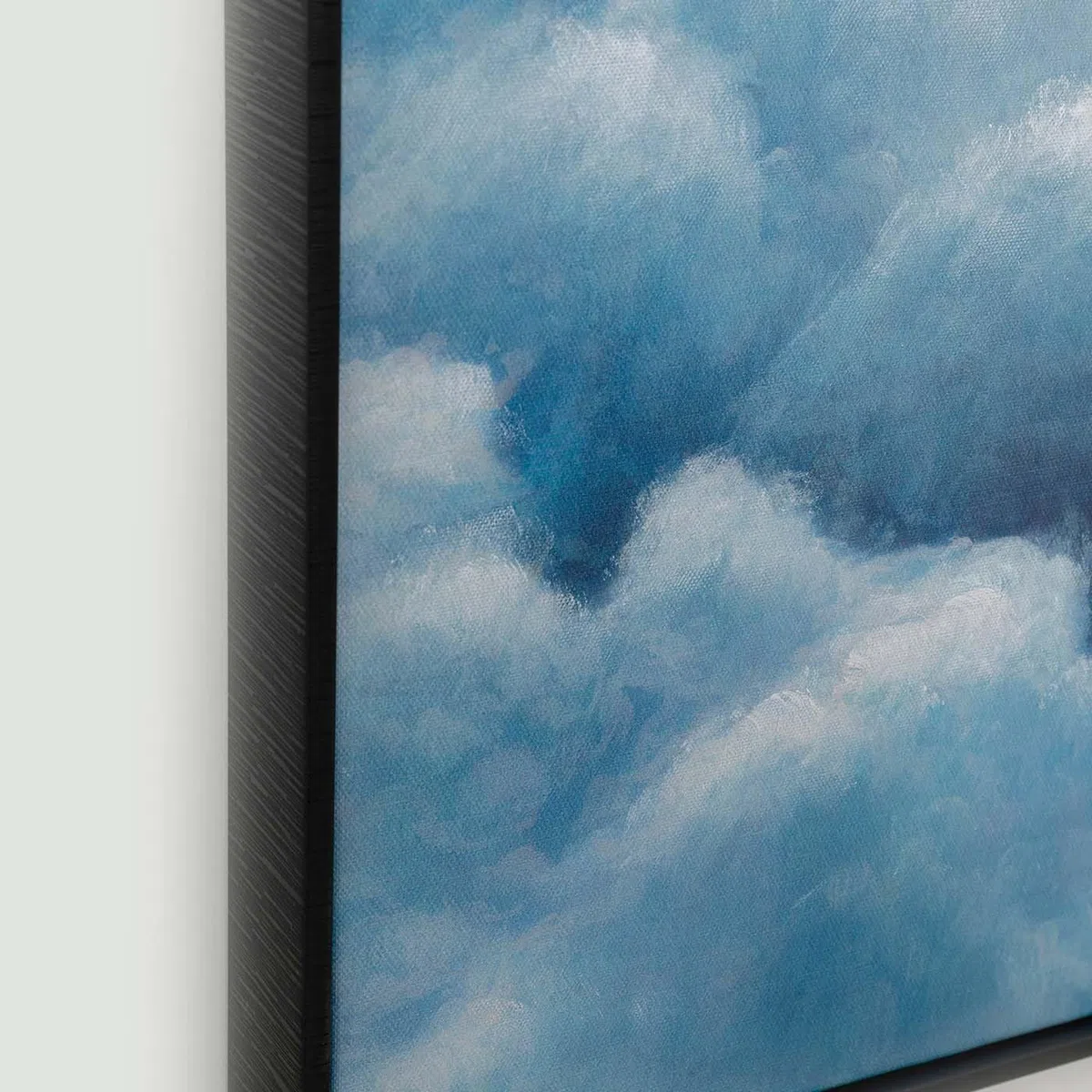 Kare Design Leinwandbild Cloud Boat, Mehrfarbig, 120x60 cm, Wandbild, Wandkunst, Wohnaccessoire, Mit Massivholzrahmen, Abstrakt, Himmlich, Wohnzimmer