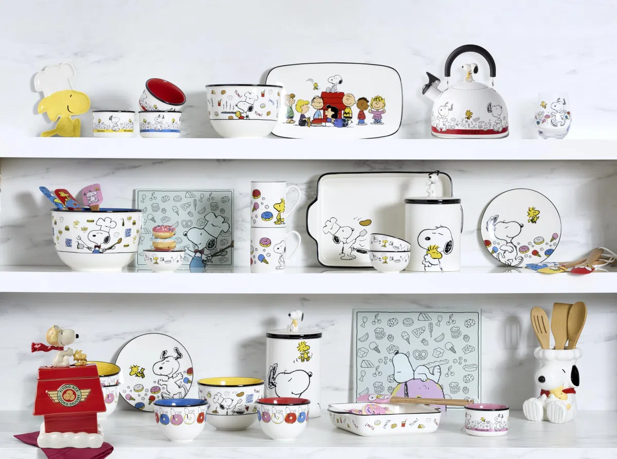 Lenox 897692 Chef Snoopy Teekessel, Edelstahl, mehrfarbig
