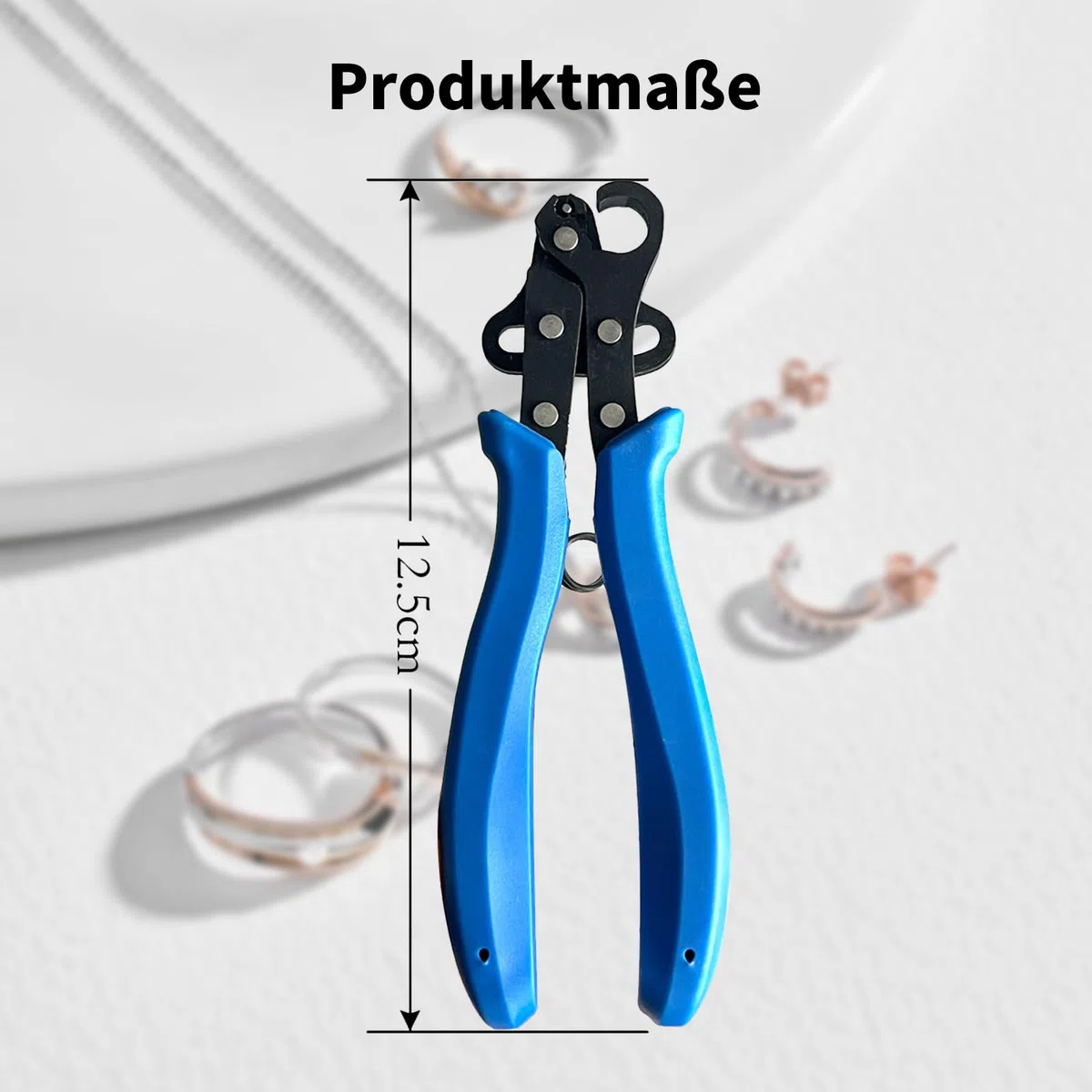 Looper Zange für Schmuck, One Step Looper, 1 Schritt Schmuckzange Mehrzweck Ein Schritt Looper für Halsketten Armbände Ohrringe Perlenknotenwerkzeug 3mm