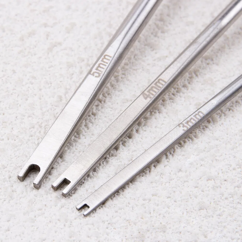 HUTRADE 3 Stück vielseitiges Stofftiere Füllwerkzeug für DIY-Handwerksprojekte und Häkelarbeiten Enthält Füllwatte in den Größen 3 mm, 4 mm und 5 mm zum Nähen und Basteln