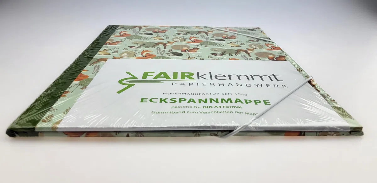 Eckspannmappe Kleine Waldfreunde Grün, A4