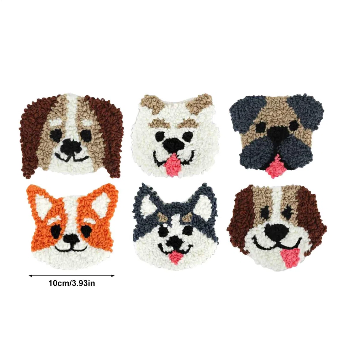 Renchey Punch Needle Set,Stick-Set mit Tiermotiven für Anfänger - Rundrahmen Werkzeug Mit Garn Für Häkelarbeiten Zuhause Und Im Kunstunterricht Mit Stickzubehör