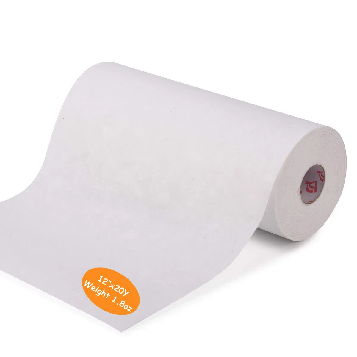 Simthread Maschinen Stickvlies Tear Away Reißvlies - 12" x 20M / Rollen (30CM x 21.87Yd) - Mittleres Gewicht 1.8OZ (50gm) für Maschinensticken